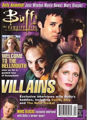 Buffy the Vampire Slayer Magazine issue 18 Buffy & Nerd Troika Cover