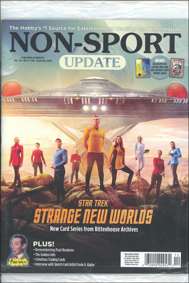 Non-Sport Update (2023) issue 6 Polybagged with Promo Cards