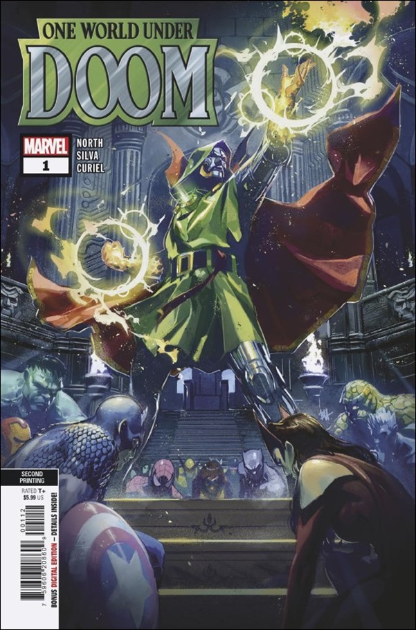 One World Under Doom issue 1-P Ben Harvey Cover (Second Printing)