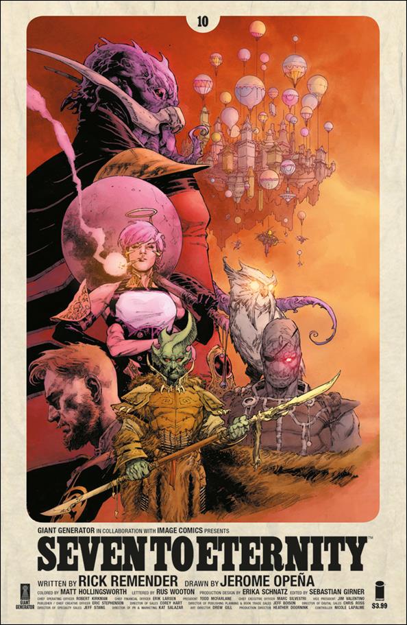 Seven to Eternity issue 10 Jerome Opena Cover