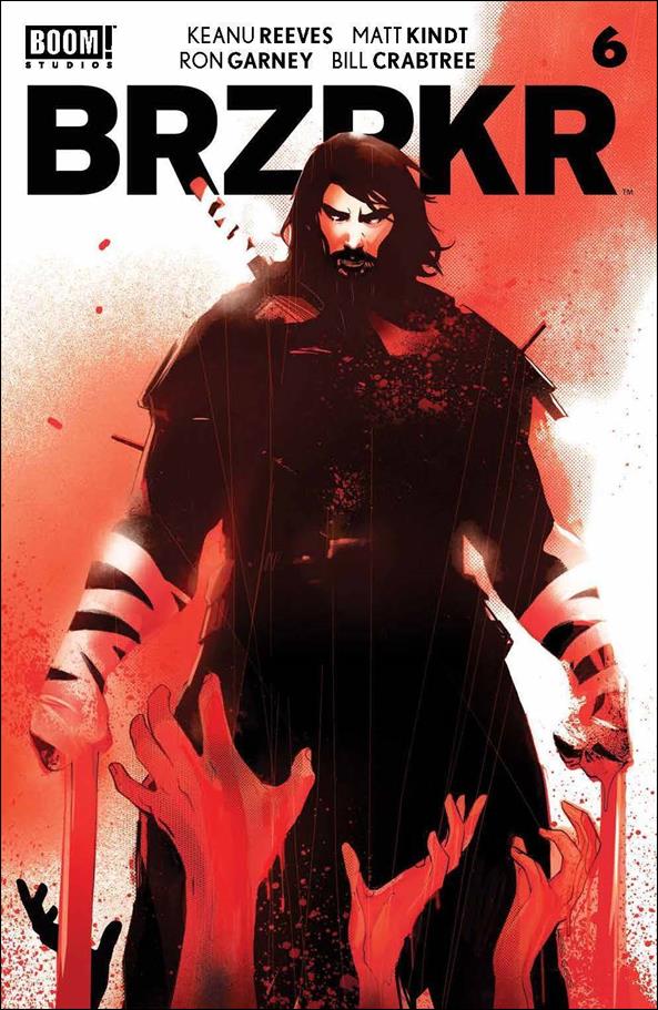 BRZRKR issue 6-C Lee Garbett Foil Cover