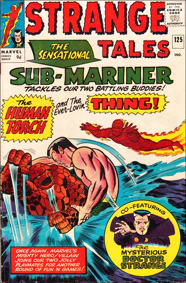 Strange Tales (1951) issue 125-B UK Price Cover
