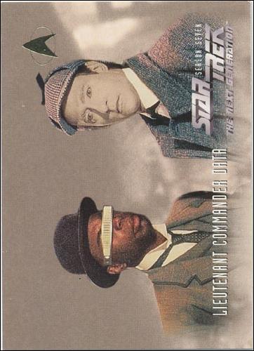 Star Trek: The Next Generation - The Episode Collection Season Seven (Base Set) card 732 Lieutenant Commander Data