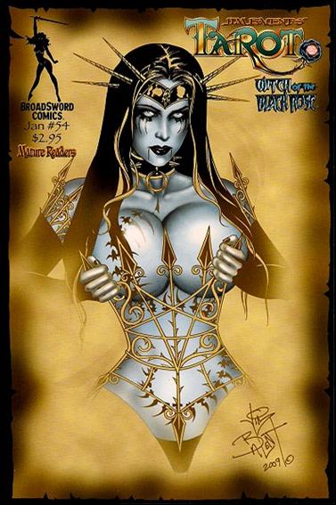 Tarot: Witch of the Black Rose issue 54-D Raven Hex Glow in the Dark Cover 1/1000