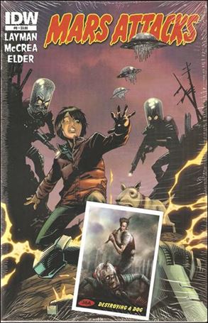 Mars Attacks (2012) issue 9 John McCrea Cover Bagged with Card