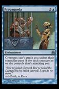 Magic the Gathering: Commander (Base Set) card 55 Propaganda