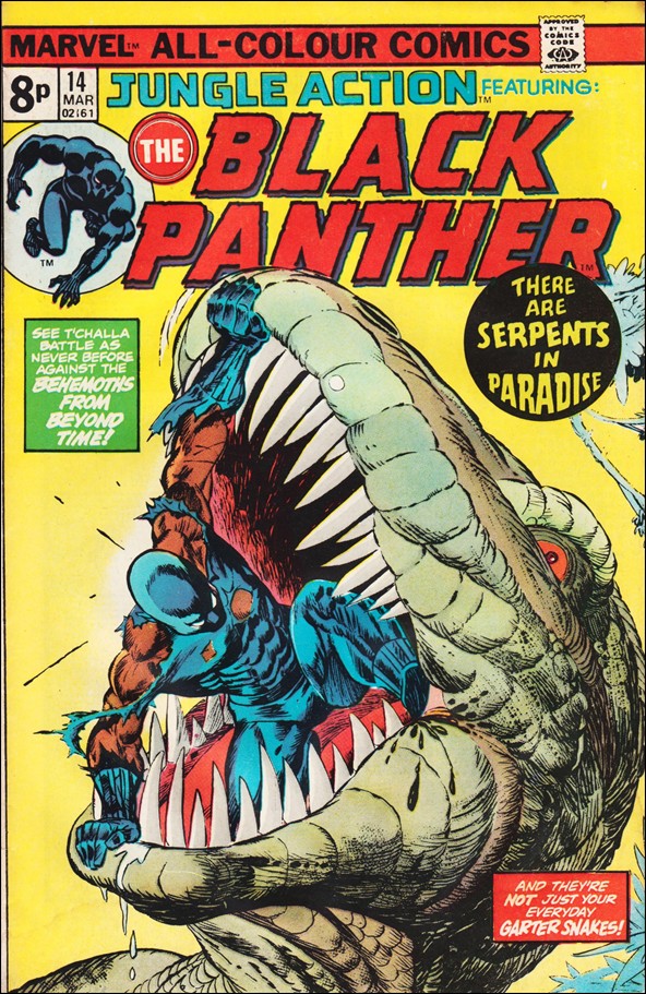 Jungle Action (1972) issue 14-B UK Price Cover