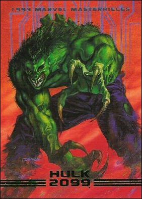 1993 Marvel Masterpieces (Base Set) card 20 Hulk 2099