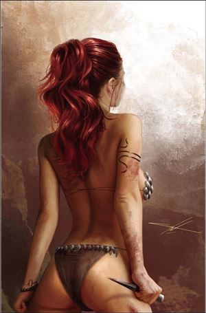 Invincible Red Sonja issue 9-S Carla Cohen 1:30 Virgin Cover