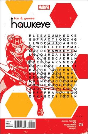 Hawkeye (2012) issue 15 David Aja Cover