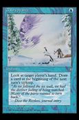 Magic the Gathering: Ice Age (Base Set) card 63 Clairvoyance