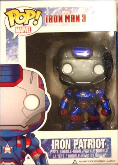 POP! Marvel figure 25-B Iron Patriot (Iron Man 3) Metallic
