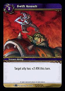 World of Warcraft: Through the Dark Portal (Base Set) card 149 Swift Assault