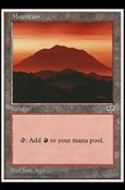 Magic the Gathering: Anthologies (Base Set) card 83 Mountain
