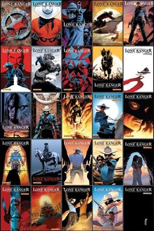 Lone Ranger (2006) issue 25-B 1:10 Montage Cover