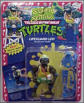 Teenage Mutant Ninja Turtles: Sewer Spitting figure 2 Lifeguard Leo