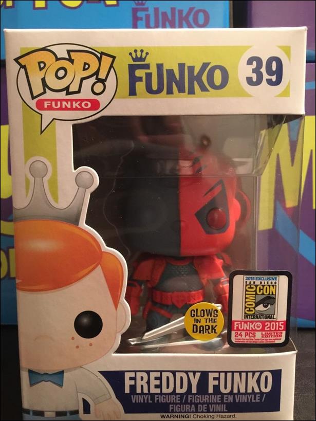Pop! Funko - Freddy Funko figure 39-B Freddy Funko (DeathstrokeGITD) SDCC 1/24