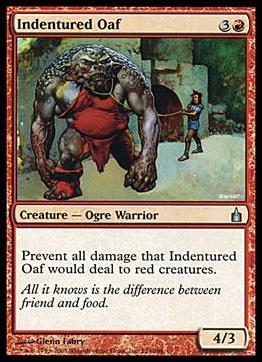 Magic the Gathering: Ravnica (Base Set)  card 133 Indentured Oaf