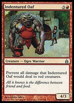 Magic the Gathering: Ravnica (Base Set)  card 133 Indentured Oaf