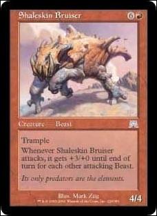 Magic the Gathering: Onslaught (Base Set) card 226 Shaleskin Bruiser