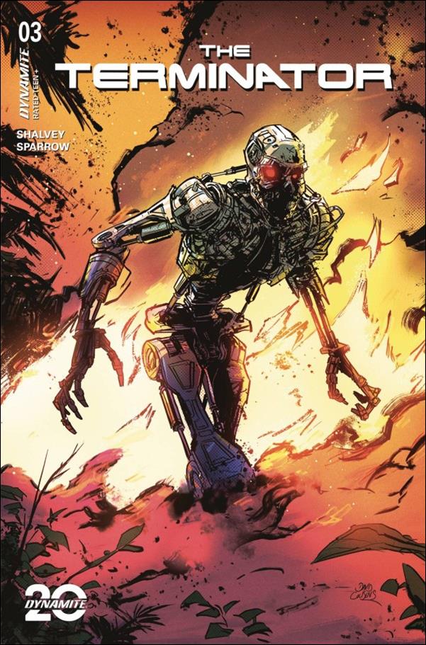 Terminator (2024) issue 3-D David Cousens Cardstock Cover