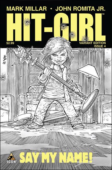 Hit-Girl (2012) issue 4-C John Romita Jr. 1:50 Sketch Cover