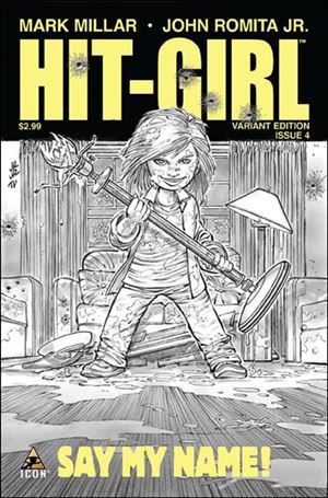 Hit-Girl (2012) issue 4-C John Romita Jr. 1:50 Sketch Cover