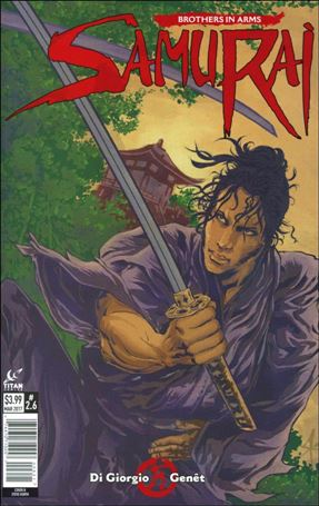 Samurai:  Brothers in Arms issue 6-B Steve Kurth Cover