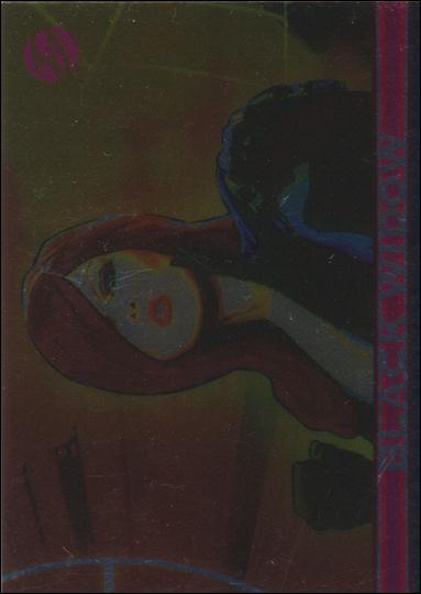 Marvel Dangerous Divas (Parallel Foil Base Set) card 14 Black Widow