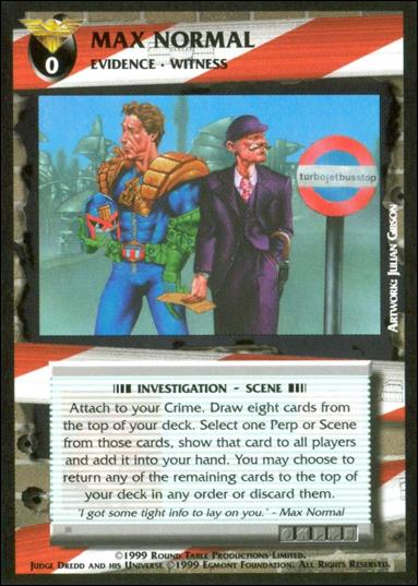 Dredd: The Card Game card 94 Max Normal