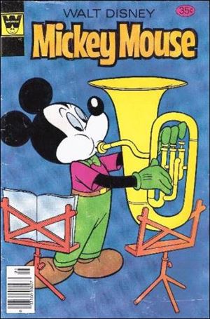 Walt Disney's Mickey Mouse issue 183-B Whitman Cover