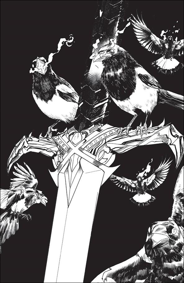 Once & Future issue 15-B Dan Mora 1:10 Black & White Virgin Cover