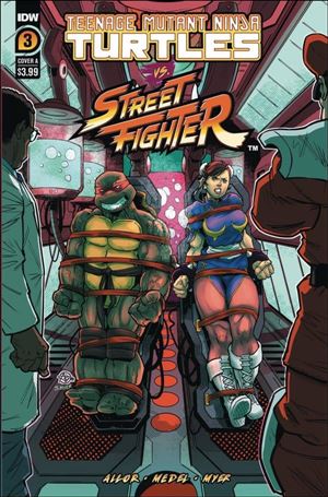 Teenage Mutant Ninja Turtles vs. Street Fighter issue 3 Ariel Medel Cover
