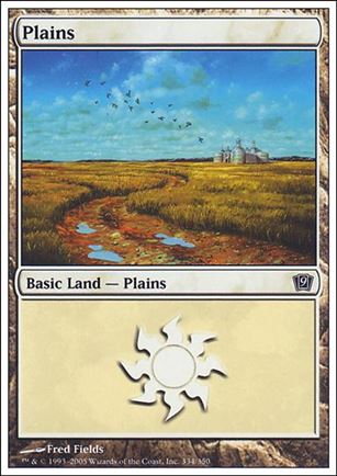 Magic the Gathering: 9th Edition (Base Set) card 334 Plains