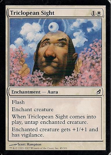 Magic the Gathering: Lorwyn (Base Set) card 45 Triclopean Sight