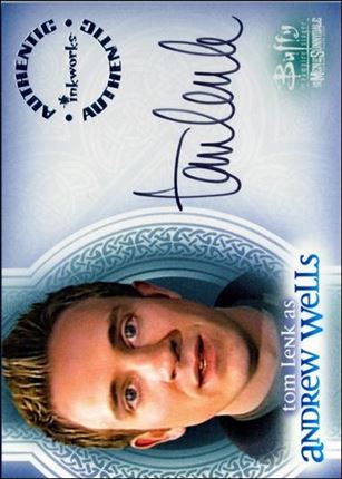 Buffy the Vampire Slayer: Men of Sunnydale (Autograph Subset) card A7 Tom Lenk as Andrew Wells