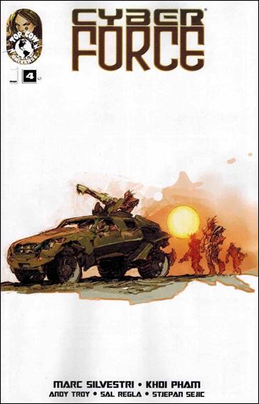 Cyberforce (2012) issue 4-C Marc Silvestri 1:50 "CDI Troops" Cover