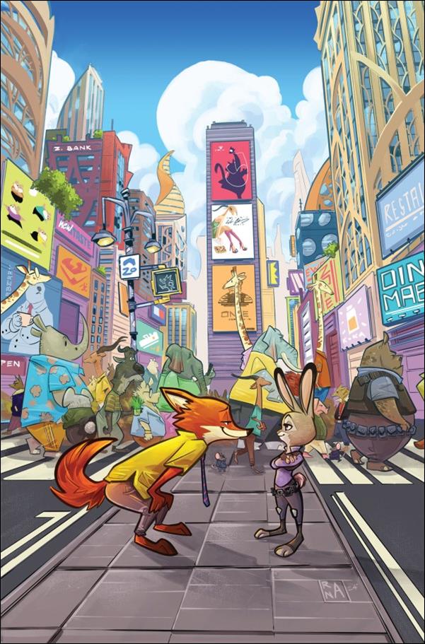 Zootopia (2025) issue 1-N Alessandro Ranaldi Foil Virgin 1:15 Cover