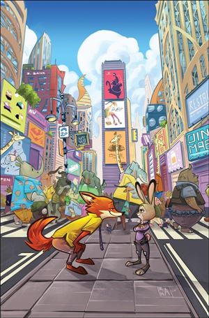 Zootopia (2025) issue 1-N Alessandro Ranaldi Foil Virgin 1:15 Cover