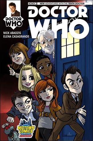 Doctor Who: The Tenth Doctor issue 1-C Amy Mebberson Midtown Comics Connecting Cover