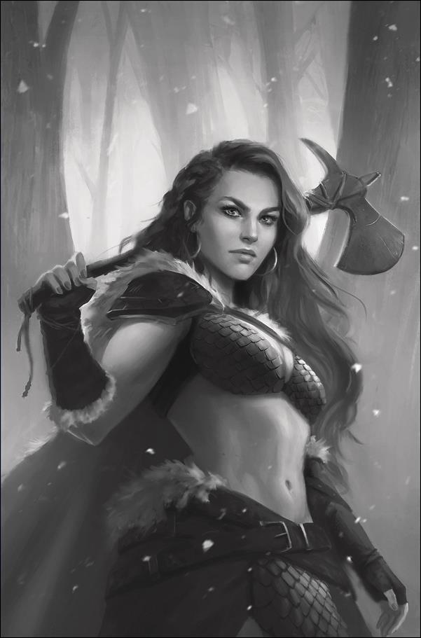 Sonjaversal issue 1-M Mayara Sampaio 1:15 Black & White Virgin Cover