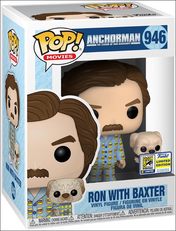 POP! Movies figure 946 Ron With Baxter SDCC 2020 Exclusive
