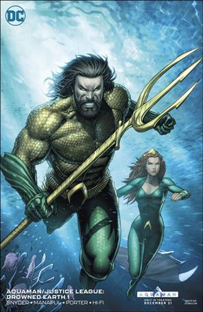 Aquaman/Justice League: Drowned Earth issue 1-B Dale Keown Cover