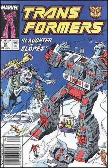 Transformers (1984) issue 51-B Newsstand Cover