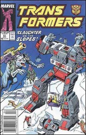 Transformers (1984) issue 51-B Newsstand Cover