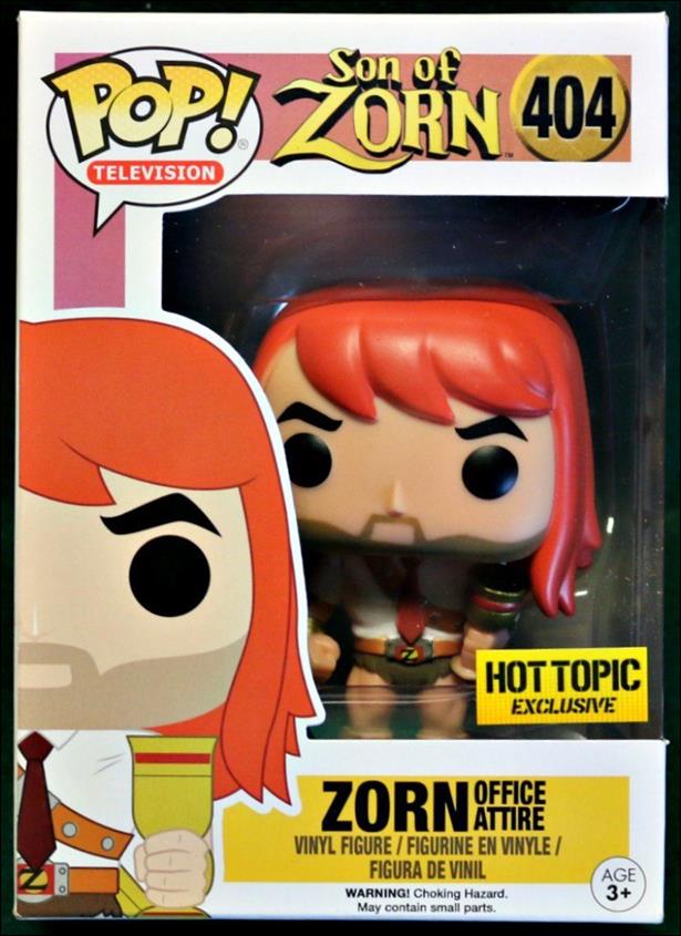 POP! Television figure 404 Zorn (Office Attire) Hot Topic Exclusive