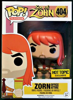 POP! Television figure 404 Zorn (Office Attire) Hot Topic Exclusive