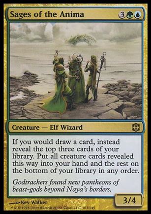 Magic The Gathering: Alara Reborn (Base Set) card 103 Sages Of the Anima
