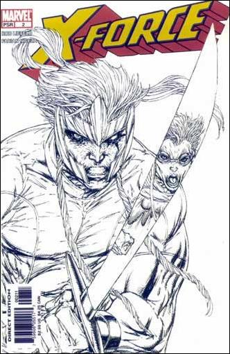 X-Force (2004) issue 2-B Wizard World Texas Sketch Cover
