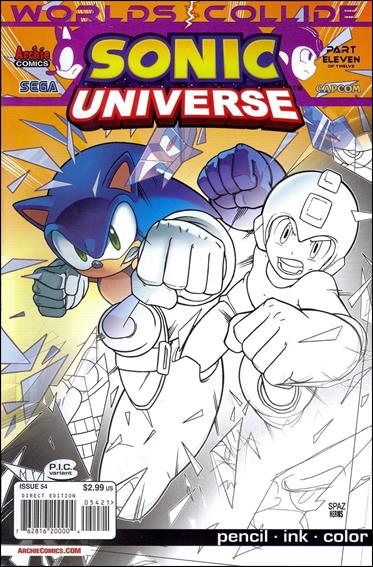 Sonic Universe issue 54-B P.I.C. Cover